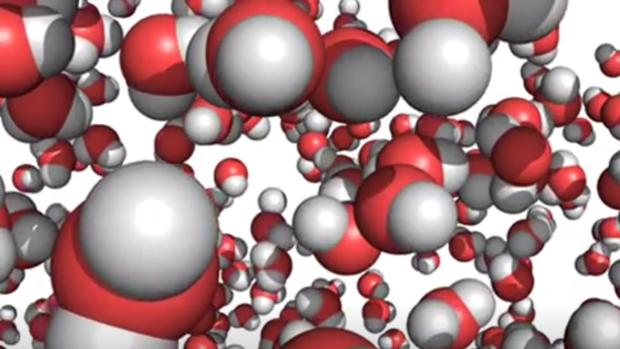 Crean una forma exótica de agua aún más caliente que el núcleo de la Tierra