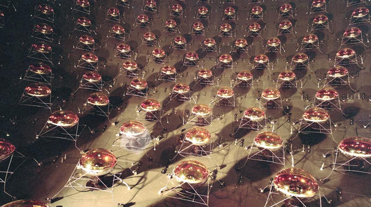 Un aspecto del detector de neutrinos MiniBooNE