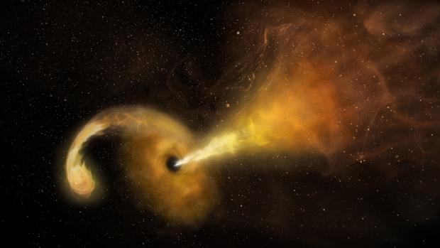 Astrónomos observan por primera vez cómo un agujero negro destruye una estrella