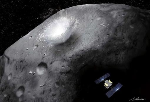 La nave japonesa Hayabusa-2 se acerca al asteroide Ryugu, donde recogerá una muestra para llevar a la Tierra