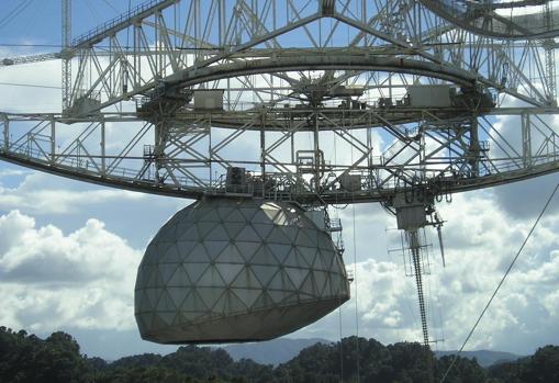 Detalle de las instalaciones del Observatorio de Arecibo