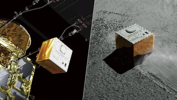 Japón posa un rover europeo sobre el asteroide Ryugu