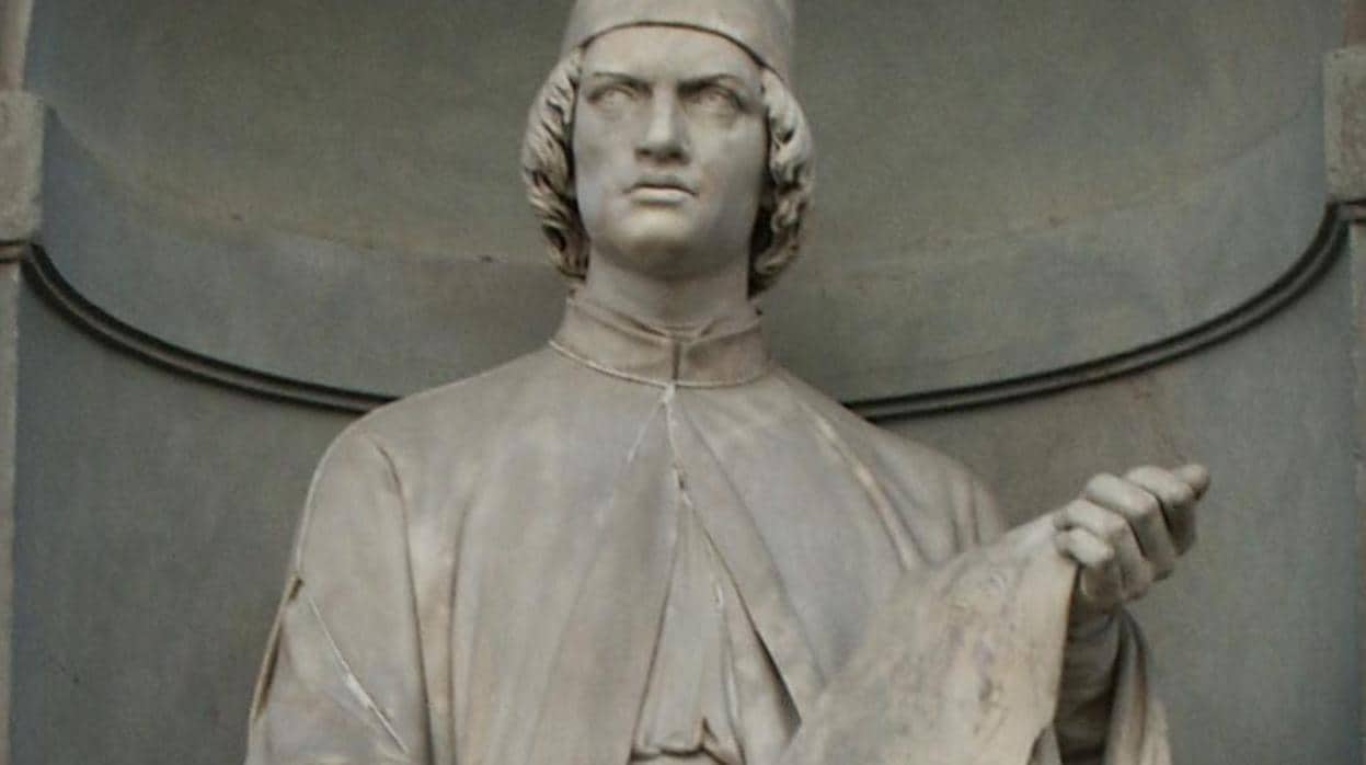 Leon Battista Alberti, arquitecto, secretario de tres Papas, humanista, tratadista, matemático y poeta italiano