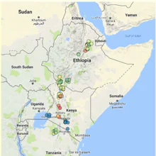El equipo analizó más de 100 sitios en el este de África