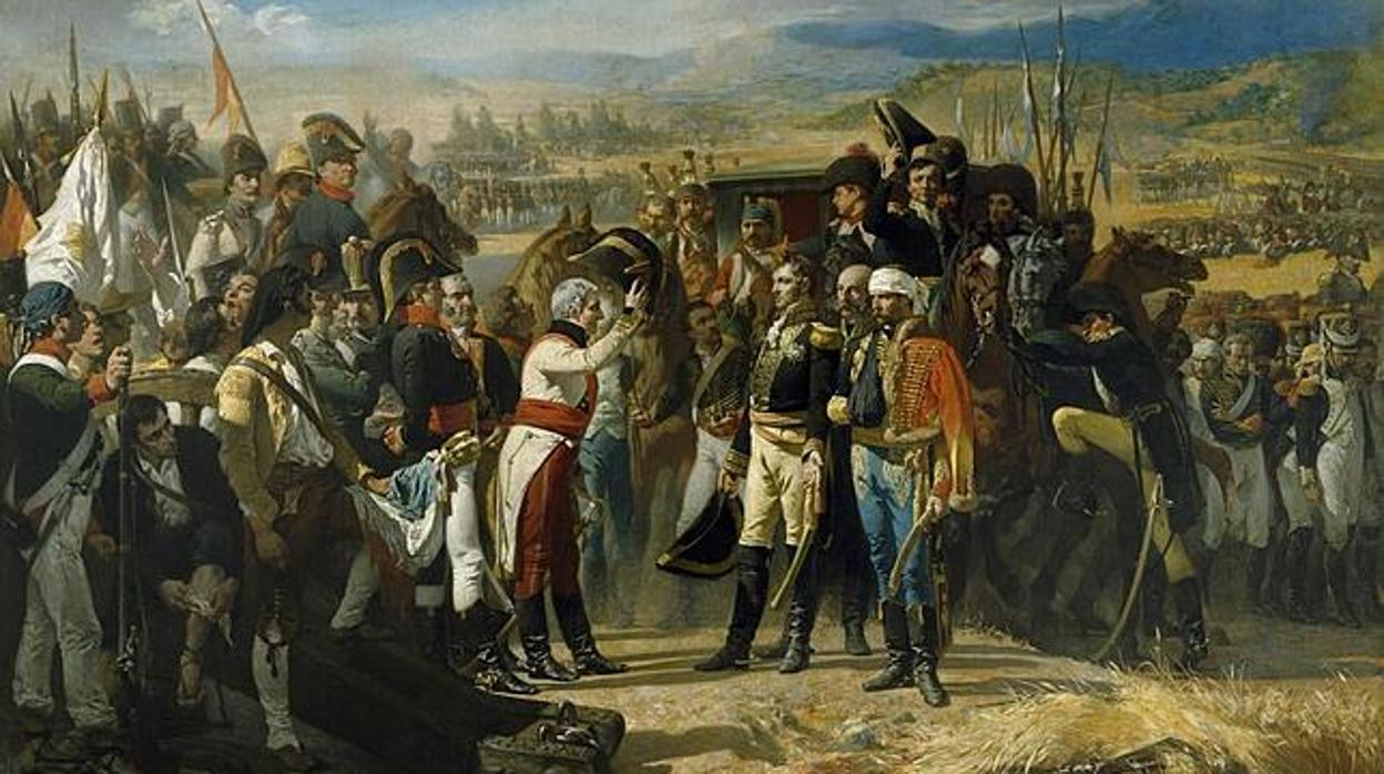 «La rendición de Bailén», cuadro de José Casado del Alisal que se exhibe en el Museo del Prado que escenifica al ejército de Napoleón derrotado en Andalucía