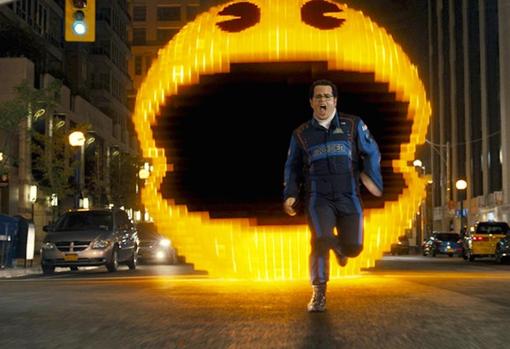 Fotograma de la película «Pixels». ¿Puede estar una persona en un número ilimitado de posiciones entre dos puntos o, solo hay un número concreto de opciones?