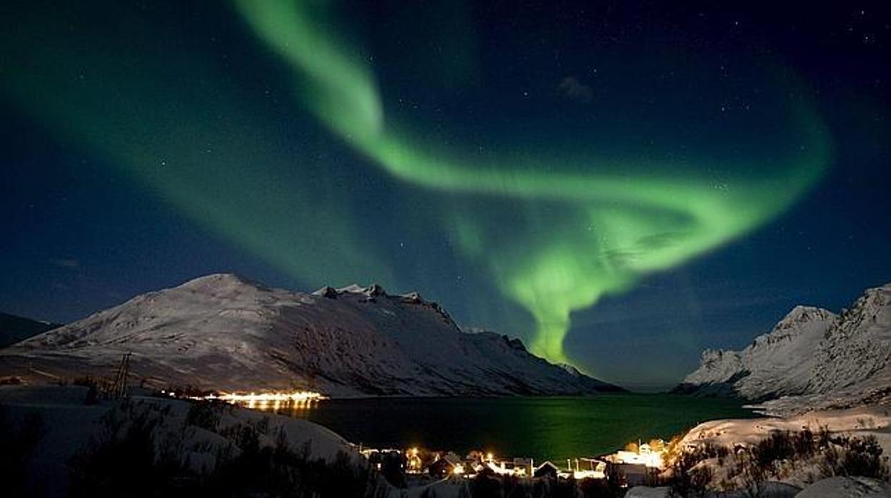 Aurora boreal en Tromsoe