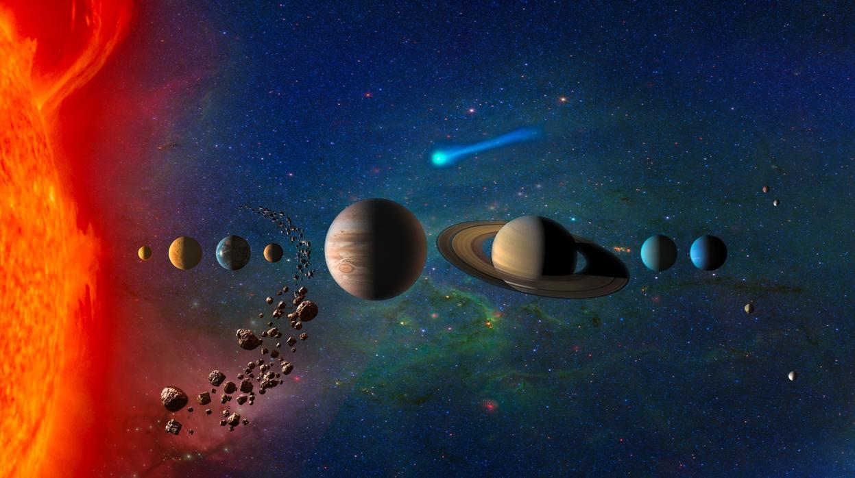 La misteriosa ley matemática que parece regir el Sistema Solar