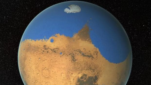 Hallan un enorme agujero en la atmósfera de Marte que permite que el agua escape