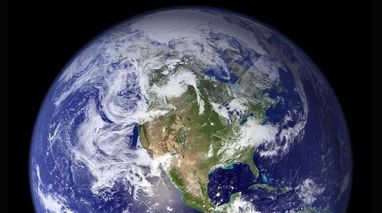 Imagen desde el espacio de la Tierra
