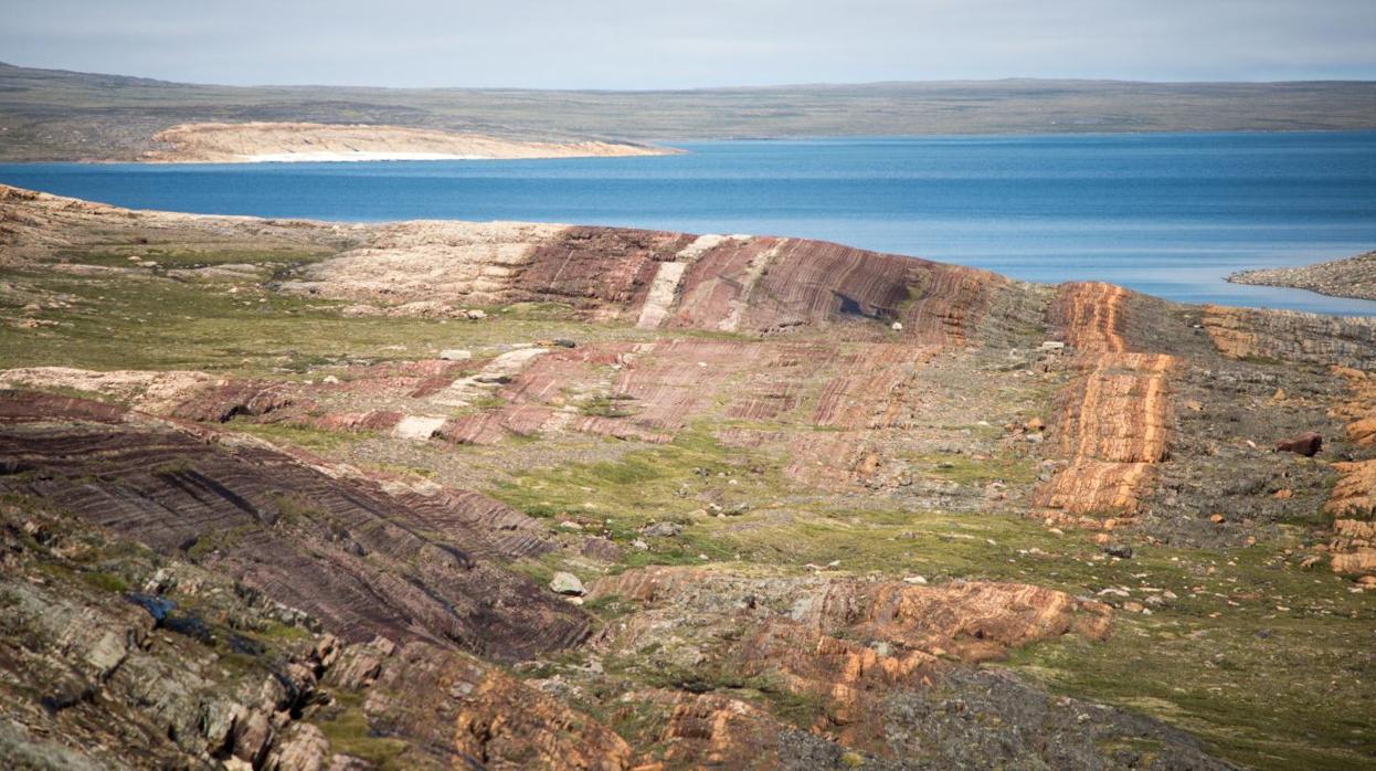 Rocas de las Islas Belcher en la Bahía de Hudson, Canadá