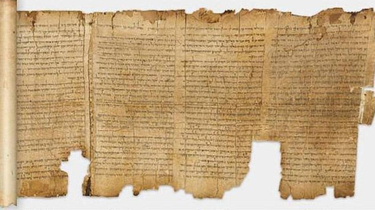 Uno de los manuscritos del Mar Muerto