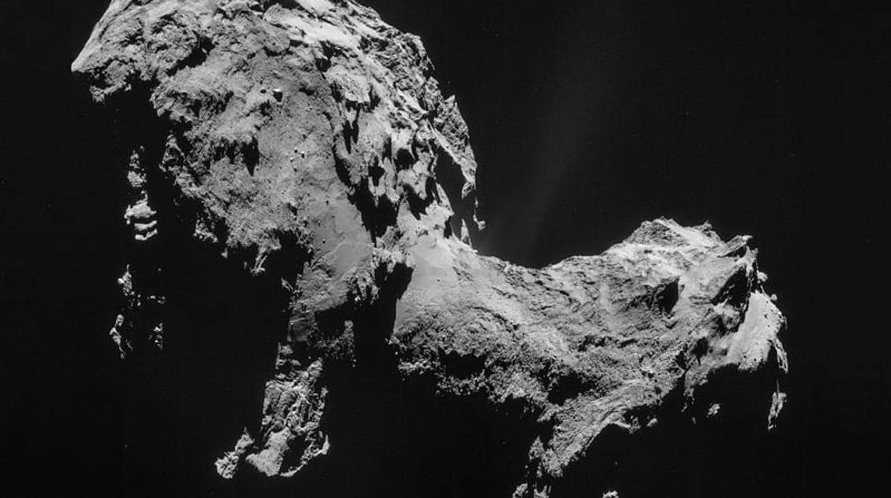 En la imagen, el cometa Churyumov-Gerasimenko, objetivo de la misión europea Rosetta en 2014