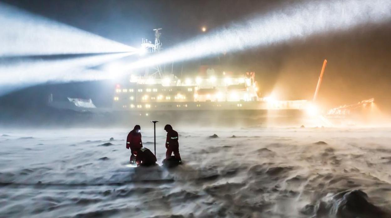 Imágenes del rompehielos alemán Polarstern