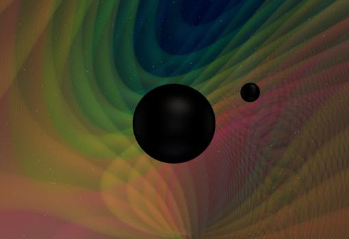 Al tener los dos agujeros negros masas muy diferentes, es más fácil estimar el giro del mayor
