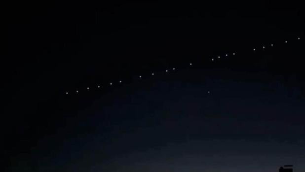 La verdad detrás del «tren extraterrestre» visto estos días en los cielos del hemisferio norte