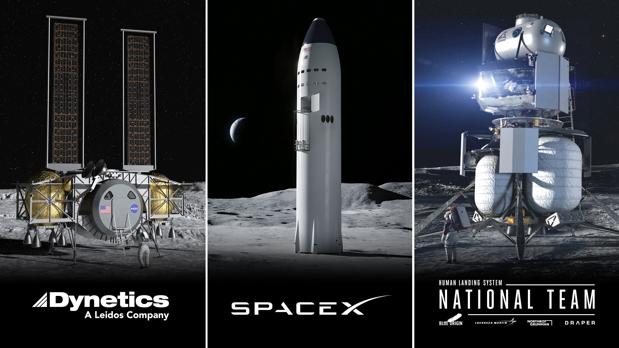 Así son las naves con las que la NASA quiere ir a la Luna esta década