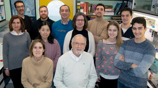 El grupo de Luis Enjuanes e Isabel Sola en 2020, en el Centro Nacional de Biotecnología (CNB-CSIC)