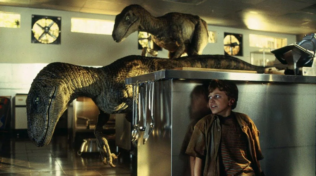 Escena de la película «Parque Jurásico» (1993)