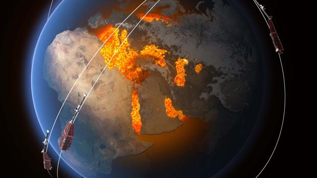 La ESA confirma el debilitamiento del campo magnético de la Tierra