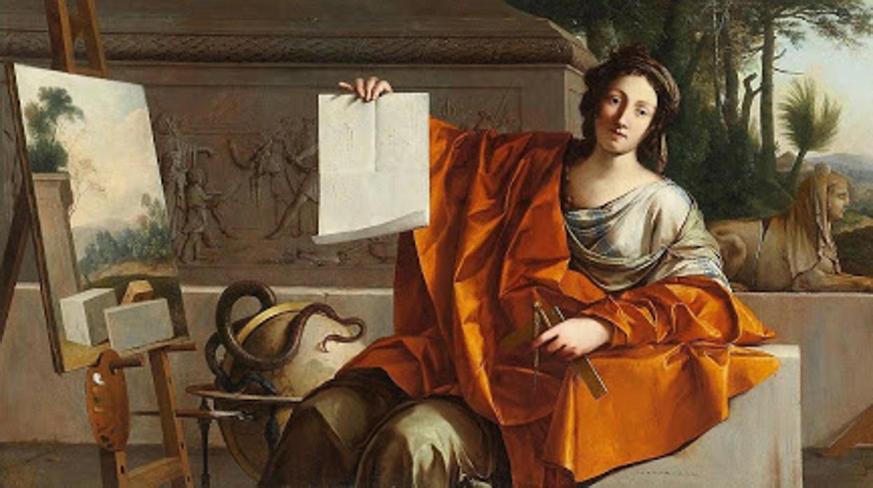 «Alegoría de la geometría» (1649), del pintor francés Laurent de la Hyre (1606-1656)