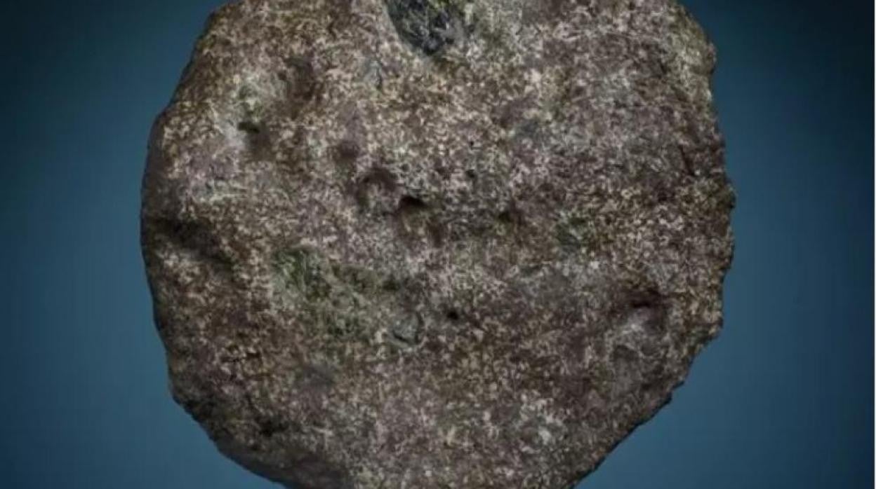 La pieza principal del meteorito EC 002 se encuentra en el Museo de Gemas y Minerales de Maine