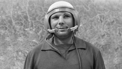 Gagarin durante uno de sus entrenamientos