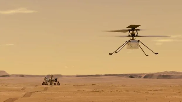 Perseverance e Ingenuity vuelven a hacer historia: el primer vídeo con audio de un vuelo marciano