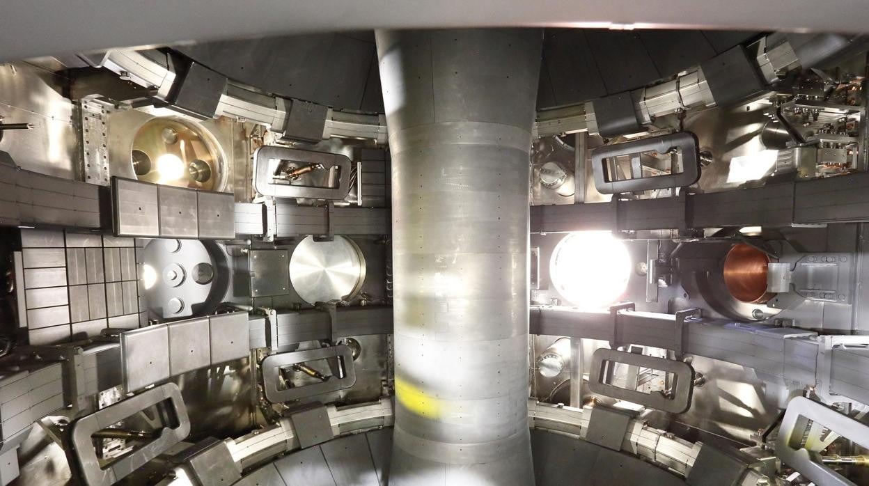 Interior del tokamak esférico MAST Upgrade