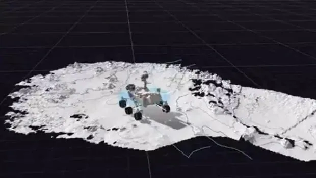 El increíble mapa que el Perseverance está elaborando a su paso en Marte