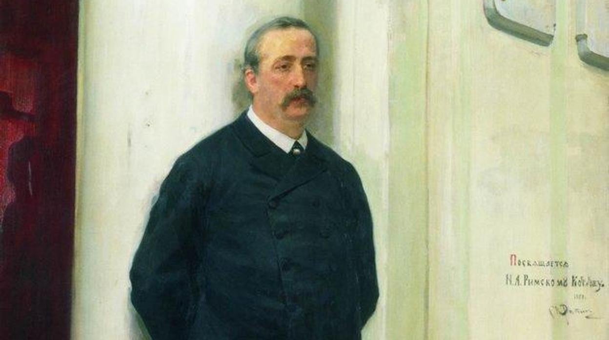 Retrato del compositor y químico Alexander Borodín