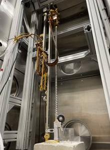 Trident realizando pruebas de perforación en el laboratorio