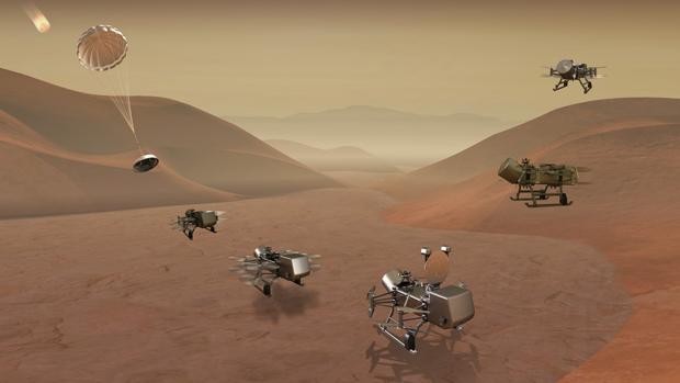 Dragonfly: la misión de la NASA que buscará señales de vida en Titán, la prometedora luna de Saturno