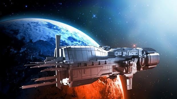 China quiere construir una 'meganave' espacial de un kilómetro de largo