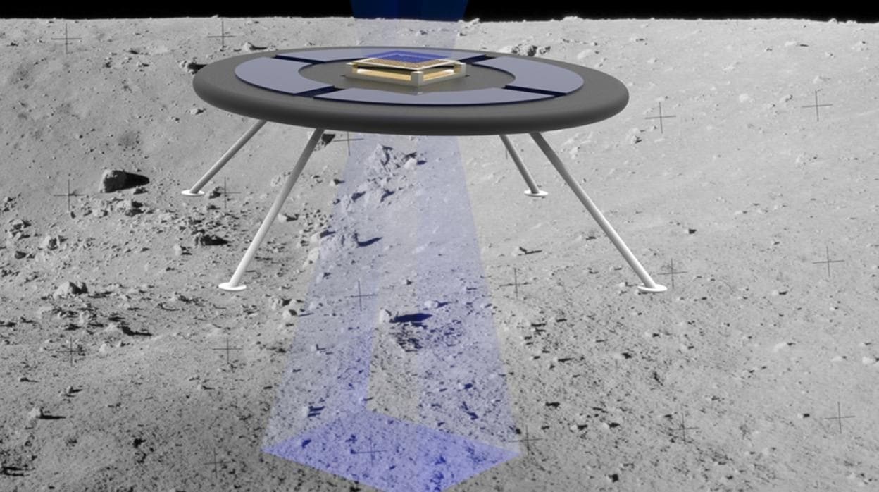 Ilustración del posible prototipo de rover flotante