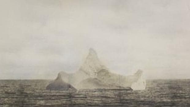 La fotografía del supuesto iceberg contra el que chocó el Titanic