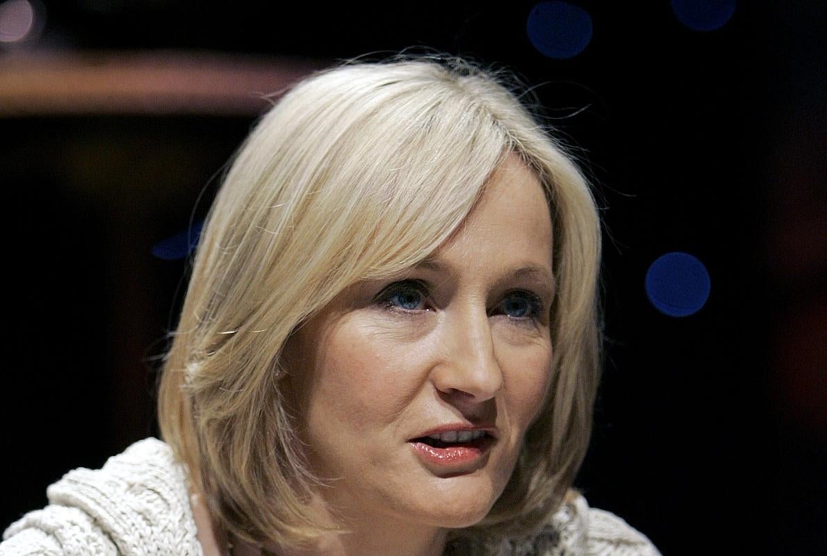 La escritora J. K. Rowling, creadora de Harry Potter