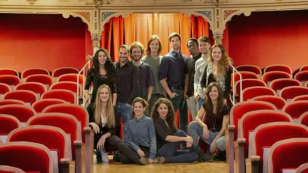 El elenco de la Joven Compañía Nacional de Teatro Clásico