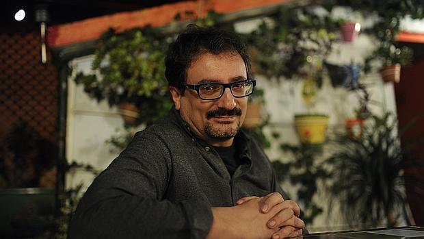 Albert Sánchez Piñol, en su casa de Barcelona