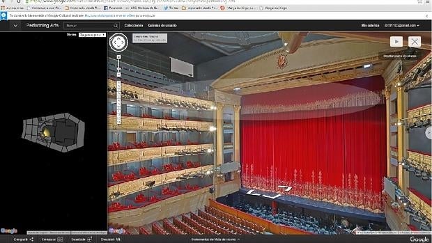 El Teatro Real se descubre en Google