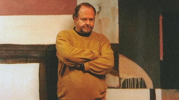 Juan Giralt, en su estudio en 1995