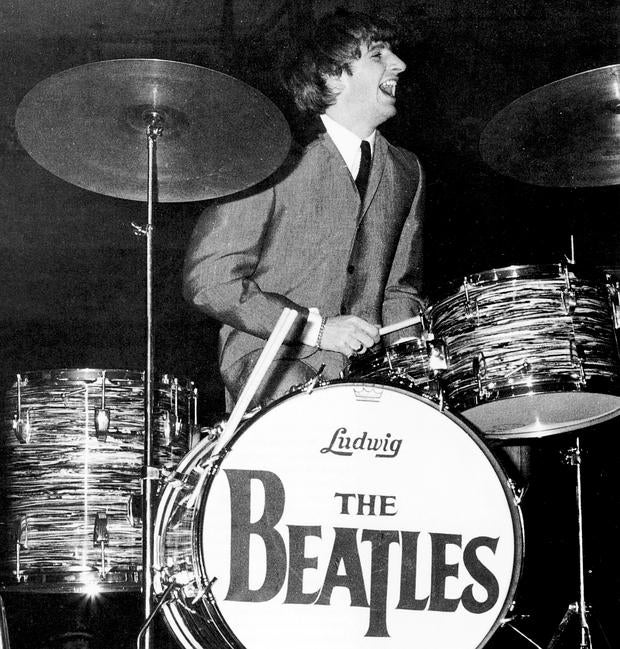 La batería de Ringo Starr, a subasta