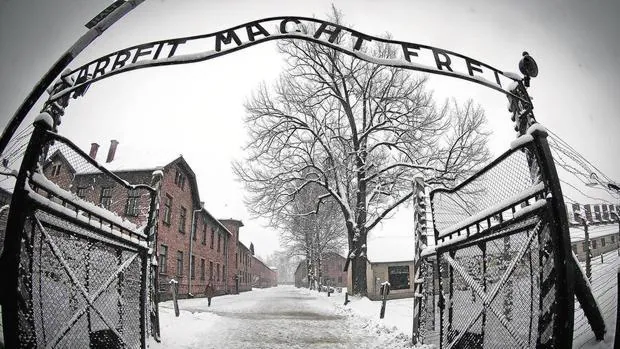Entrada del campo de concentración de Auschwitz
