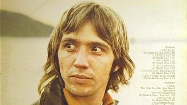 Stevie Wright, en la imagen de la portada de uno de sus discos
