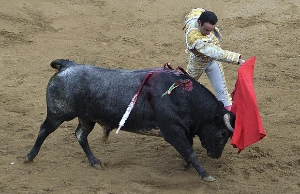 Ponce, durante su faena en Cañaveralejo