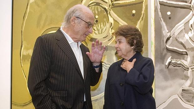 Luis Gordillo y Carmen Laffón en Sevilla