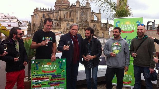 Foto de la presentación del festival ‘La primavera trompetera’, que tendrá lugar el 12 de marzo.