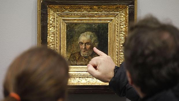 «Retrato de hombre viejo» cuelga en la Sala Picasso de La Coruña