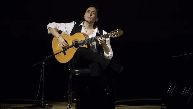 Vicente Amigo, durante su actuación en el Carnegie Hall