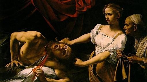 «Judith cortando la cabeza a Holofernes», de Caravaggio, en el Palacio Barberini